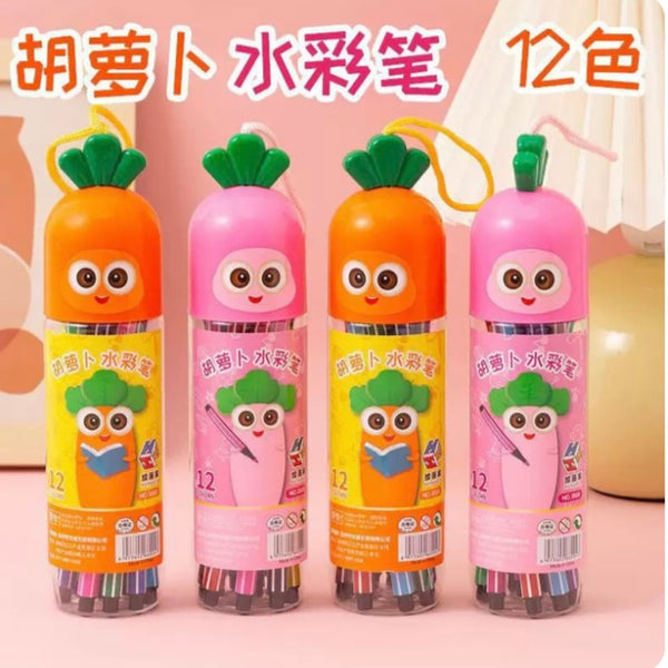 Cartoon Sketch Pen 12 pc set