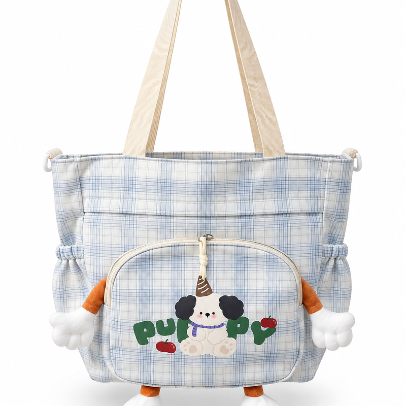 Plushie Korean Canvas tote