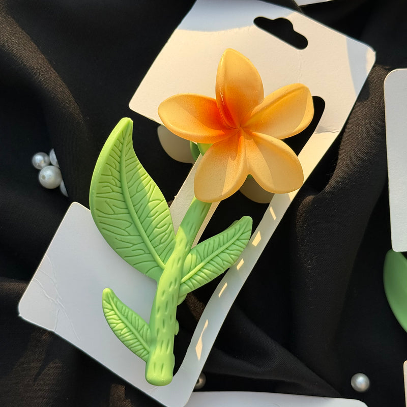 Pinterest Inspired Flower Claw Clip