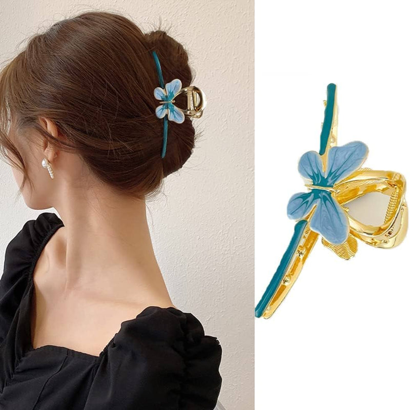 Butterfly Metallic Claw Clip
