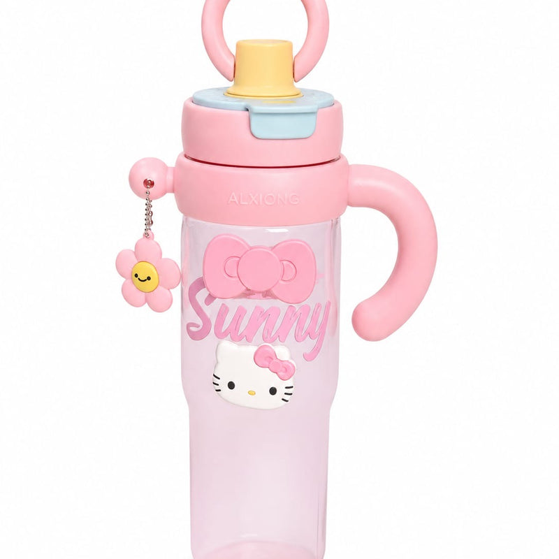 Hello Kitty Big Sipper Bottle- Two Way Drinking