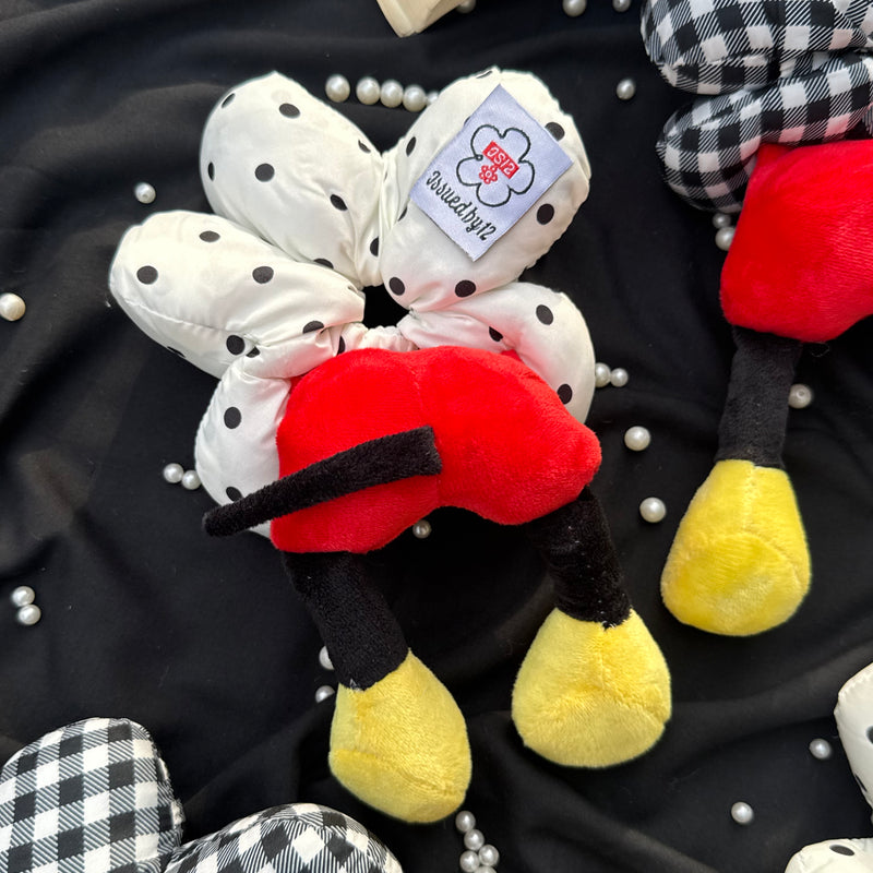Korean Puffer Scrunchies-Micky Mouse