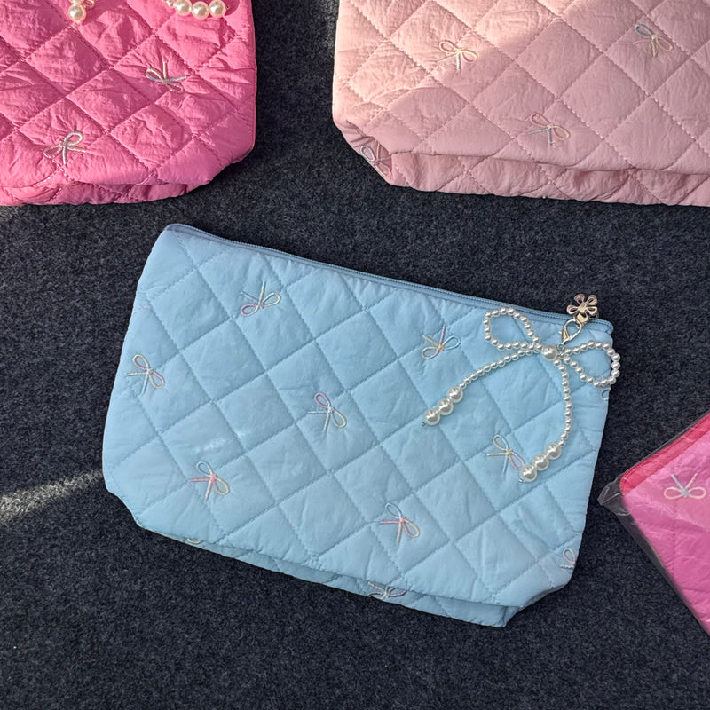 Pearl Bow Multipurpose Pouches
