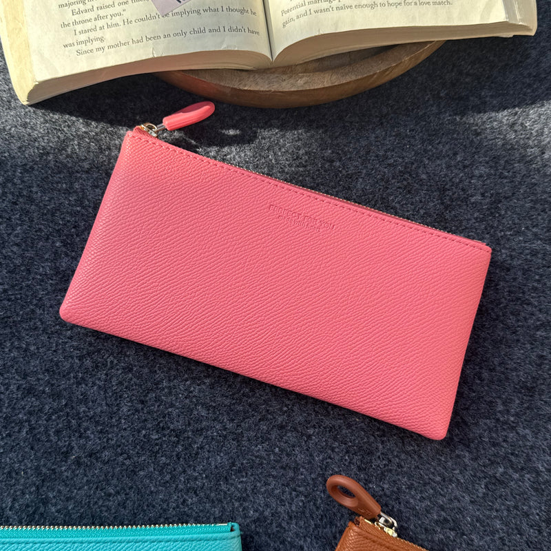 Long premium zipper wallet