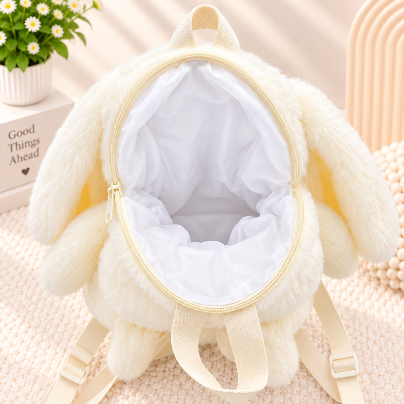 Kids Plushie Bunny Backpack