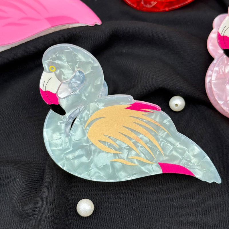 Flamingo Acrylic Claw Clip