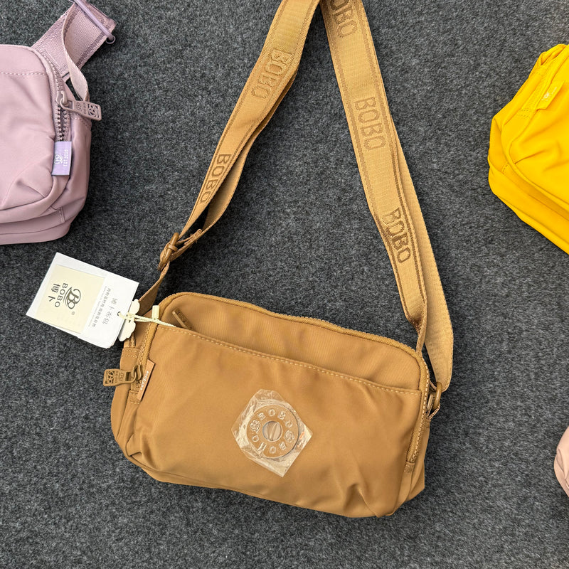 Three Compartment Spacious Crossbody Bag