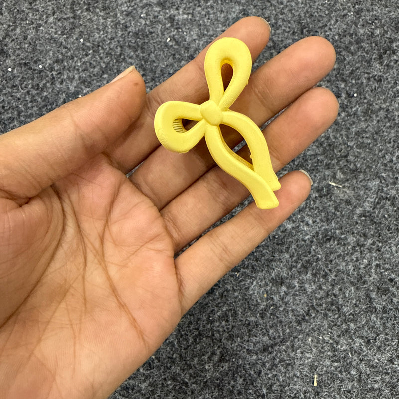 Bow mini claw clip