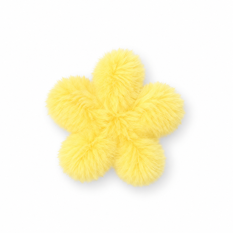 Flower Fur claw clip