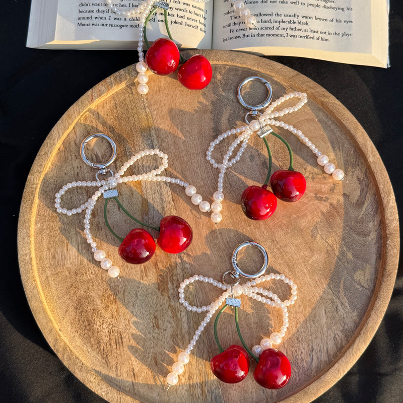 Cherry Pearl Charm
