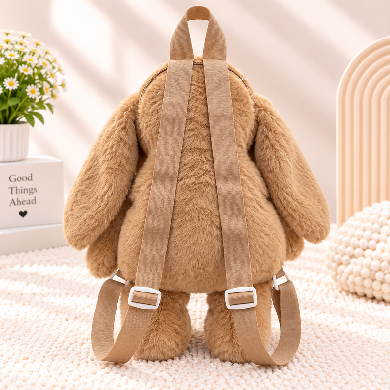 Kids Plushie Bunny Backpack