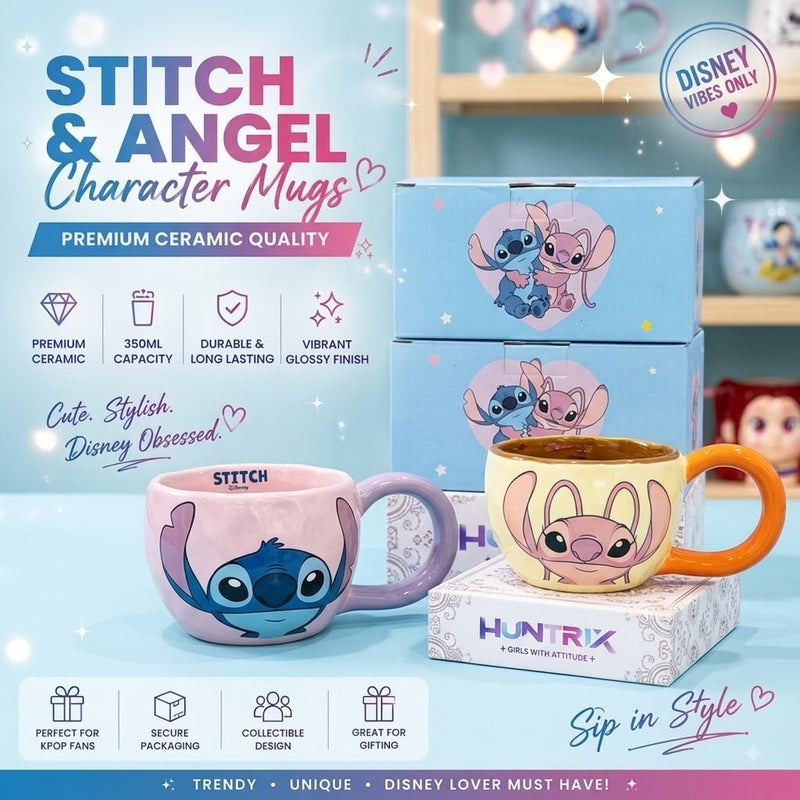 Disney Theme Ceramic Mugs with Box Packaging