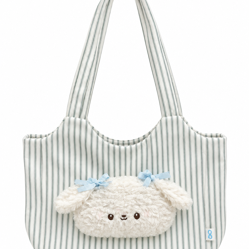 Korean Plushie Canvas Tote