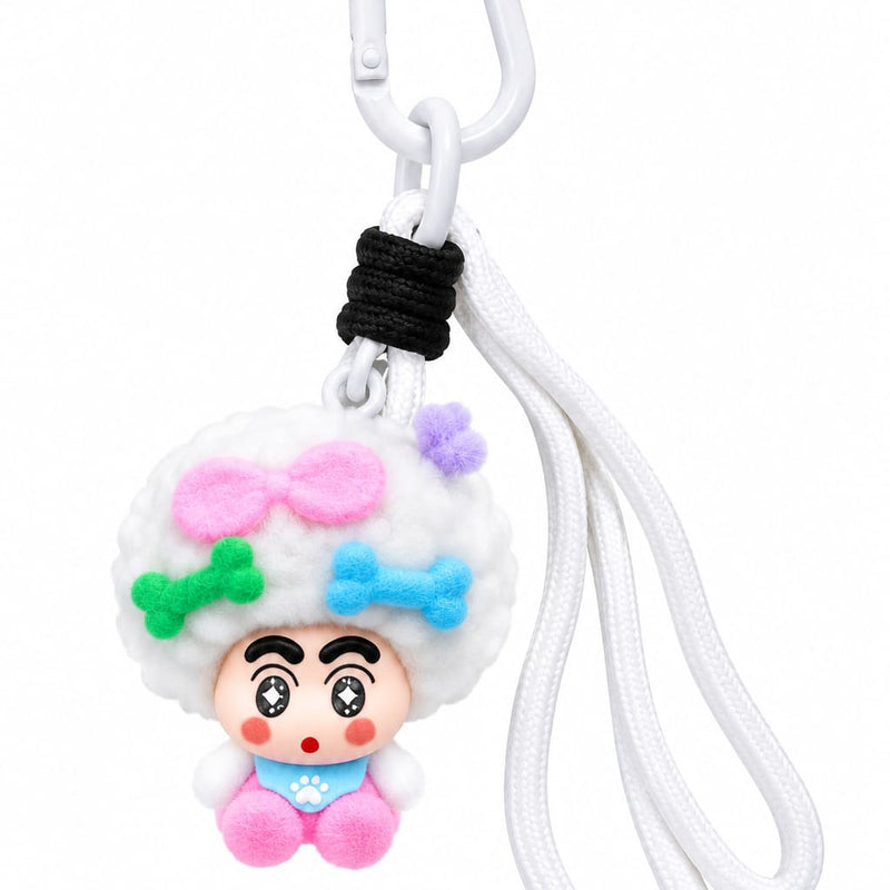 Shinchan Velvet Premium Bag Charm
