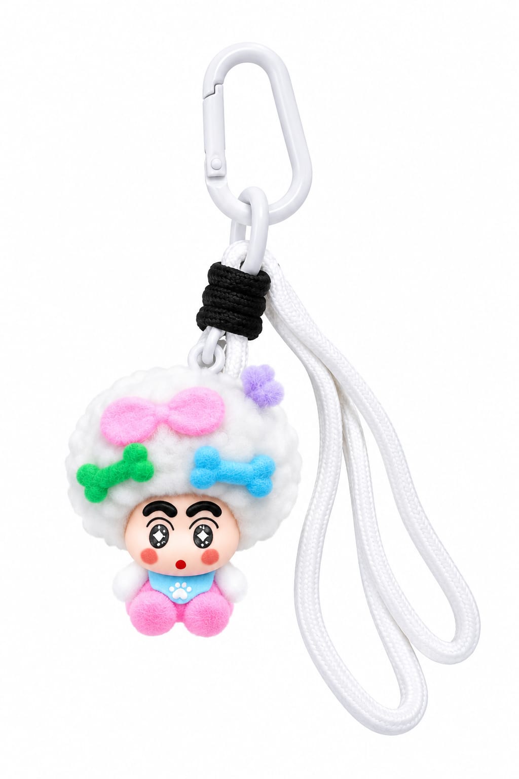 Shinchan Velvet Premium Bag Charm