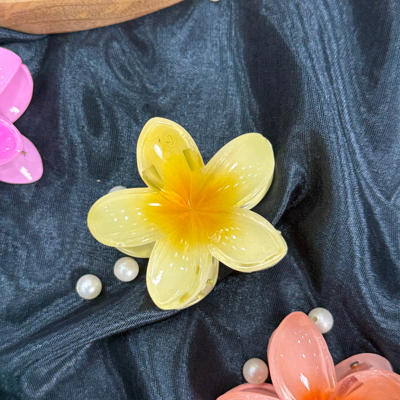Flower Claw Clip- MEDIUM SIZE