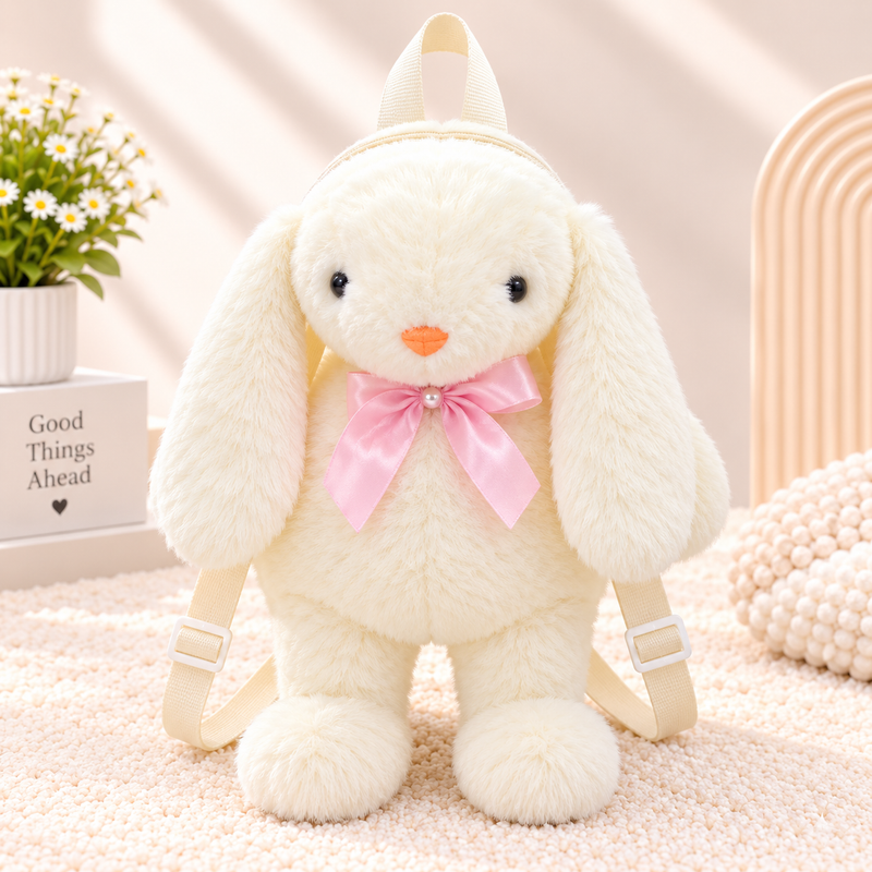 Kids Plushie Bunny Backpack