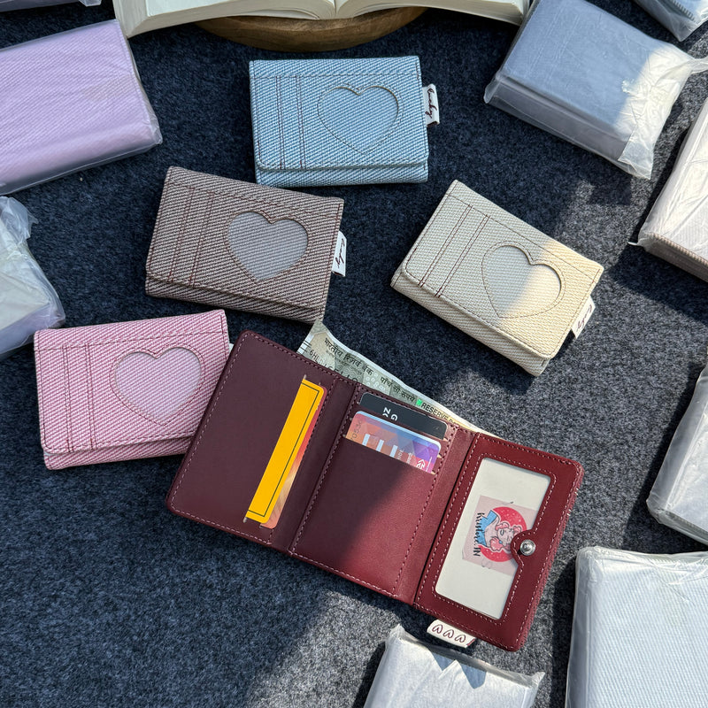Heart Trifold Wallets