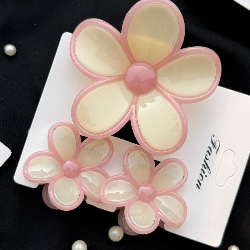 Flower Claw Clip Set