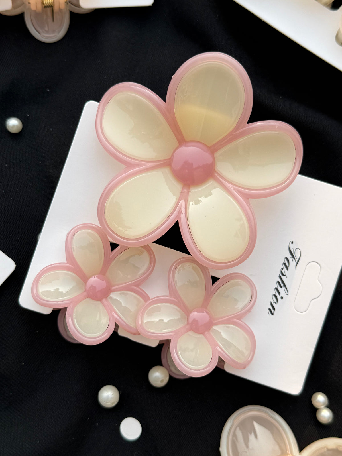 Flower Claw Clip Set