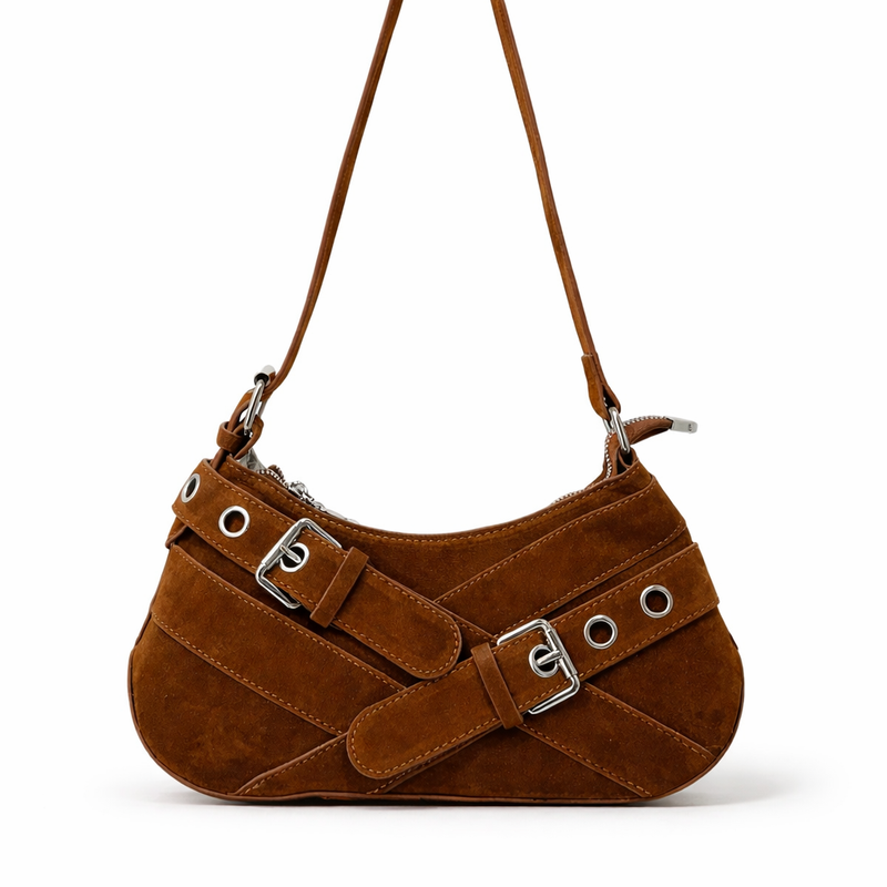 ZARA Inspired Suede Baguette