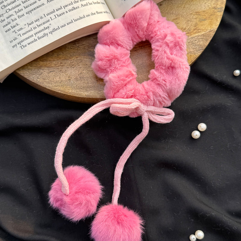 Fur Tulip Scrunchie