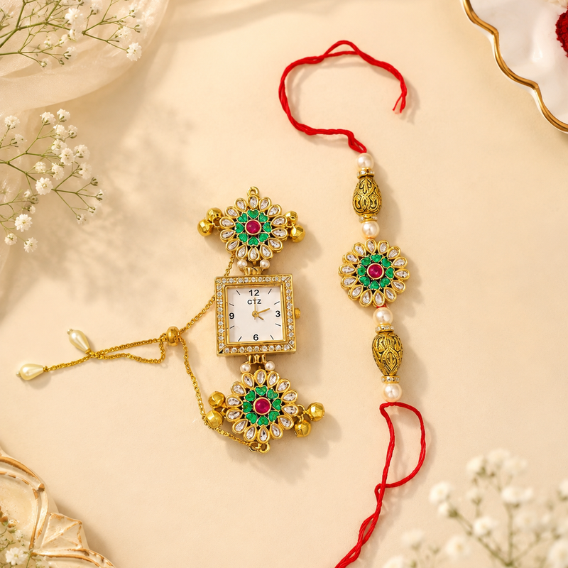 Bhai Bhabhi Combo Rakhi Set