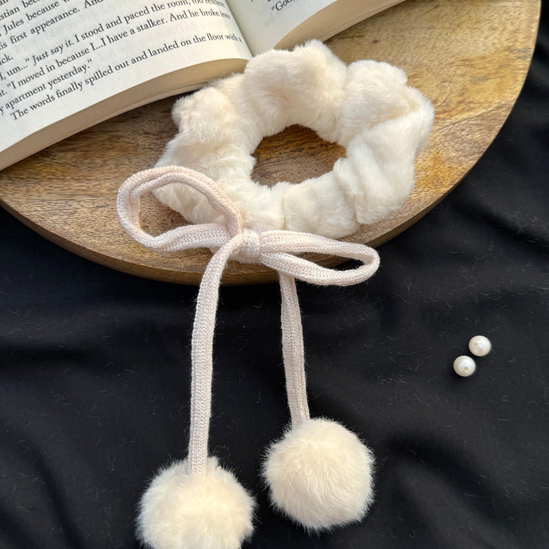 Fur Tulip Scrunchie
