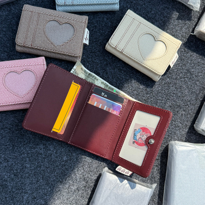 Heart Trifold Wallets