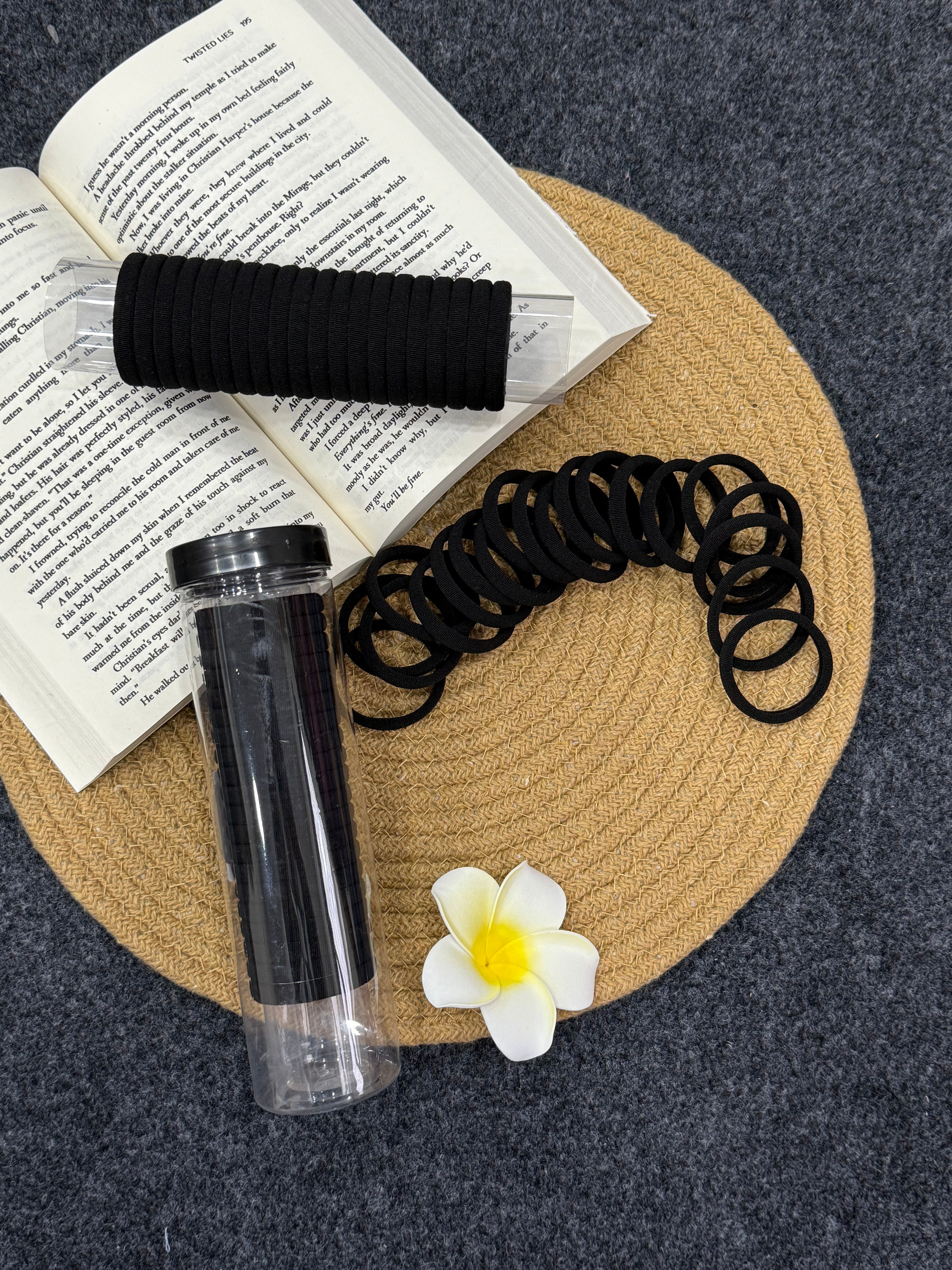 Slim Rubber Band Box- Black – Kristore