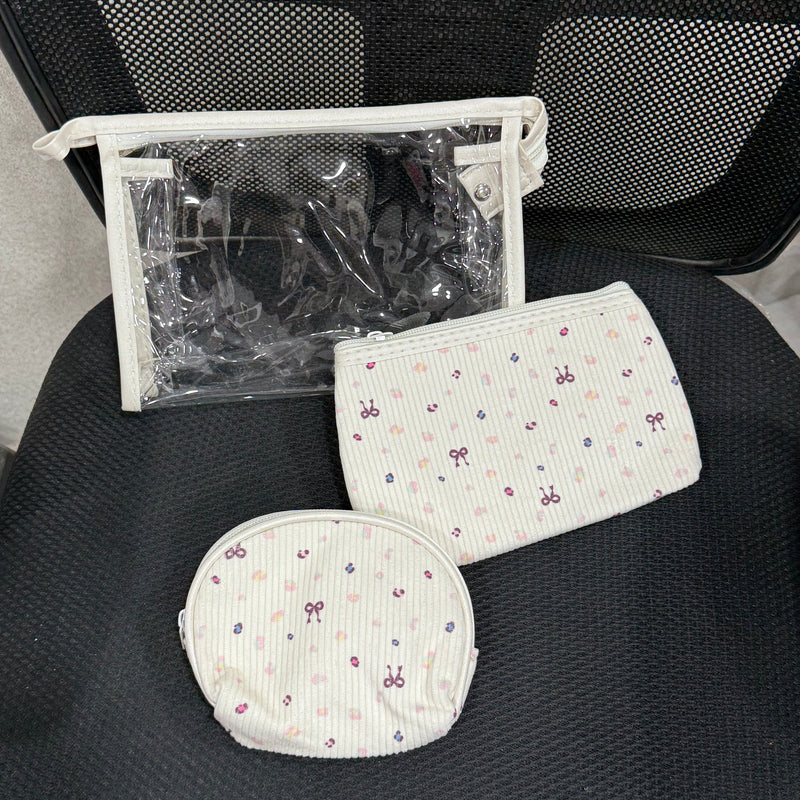 Three Set Multipurpose Pouch
