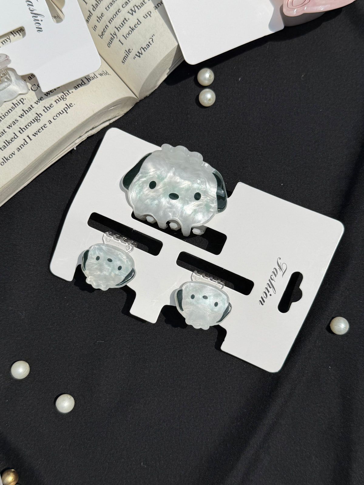 Three set Acrylic Claw Clip