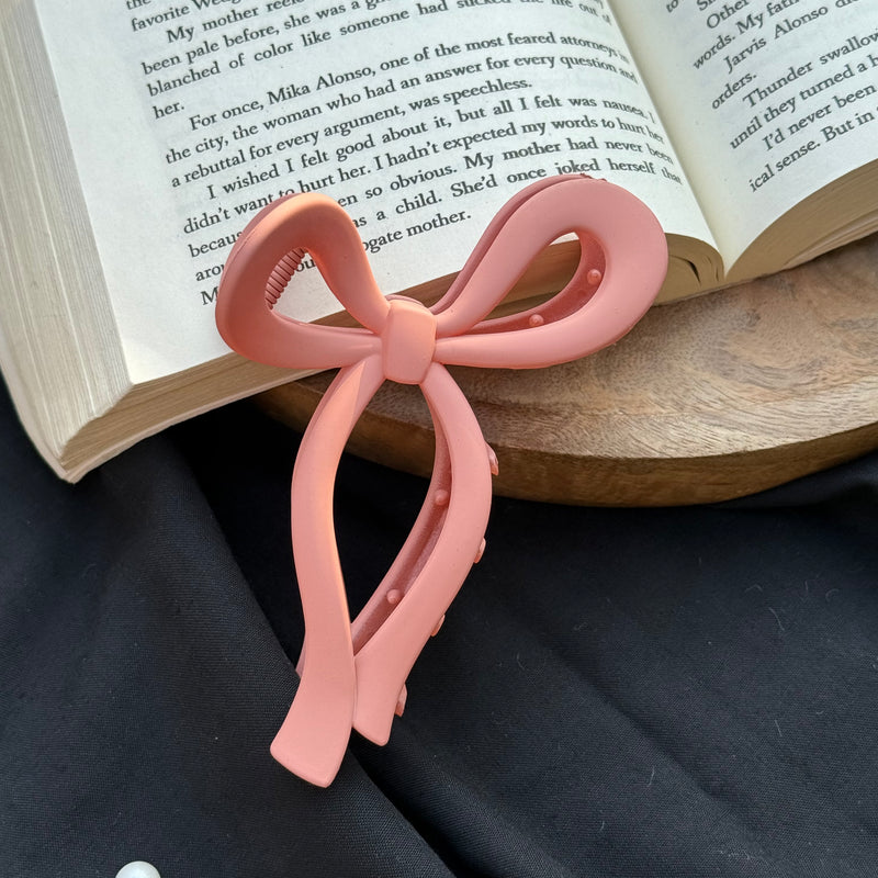 Pinteresty Large Bow Claw Clips- Matte
