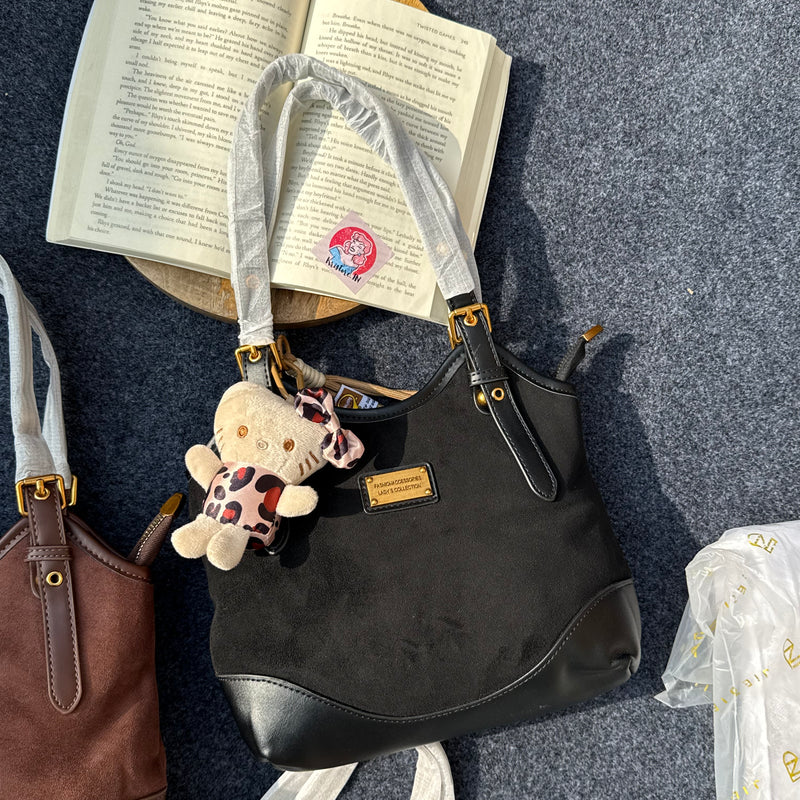Hello Kitty Suede Handbags