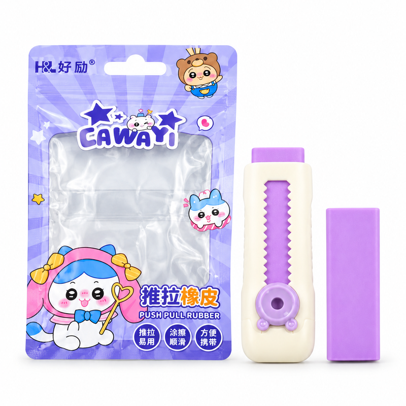 Pen Style Eraser with Extra Eraser