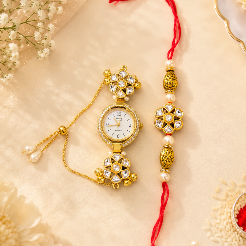 Bhai Bhabhi Combo Rakhi Set