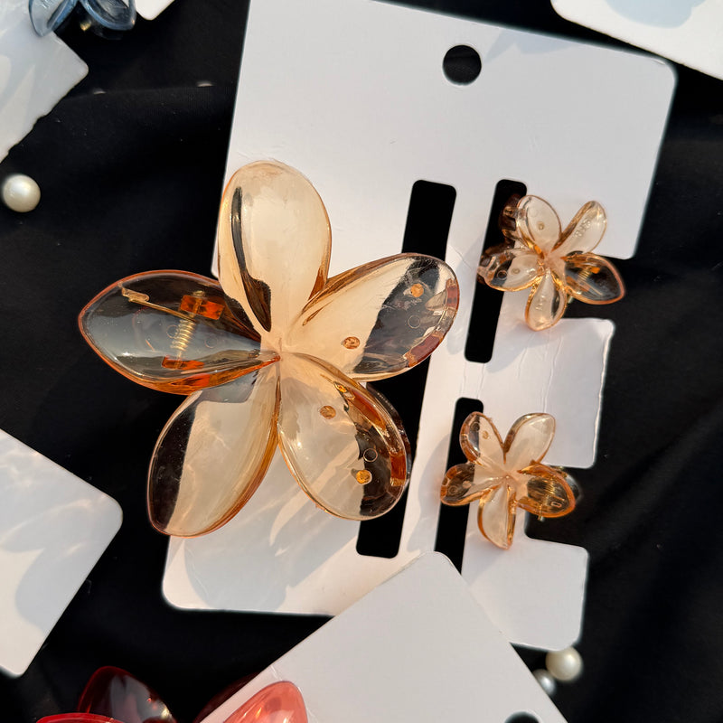 Flower Claw Clip Set