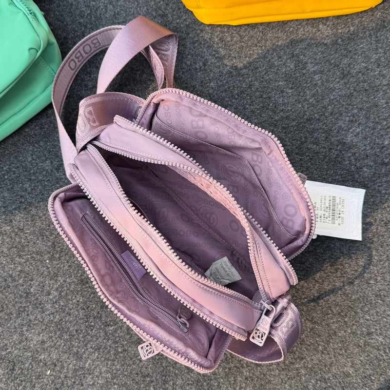 Three Compartment Spacious Crossbody Bag