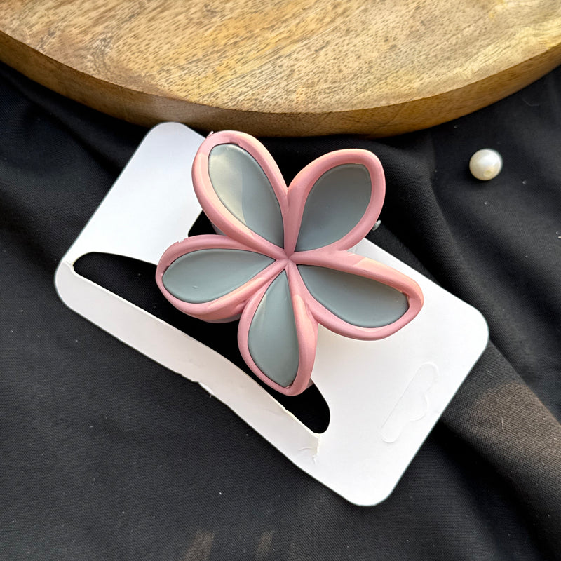 Matte Medium Flower Claw Clip