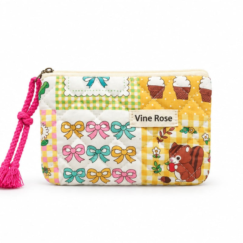Mini Quilted Multipurpose Pouch
