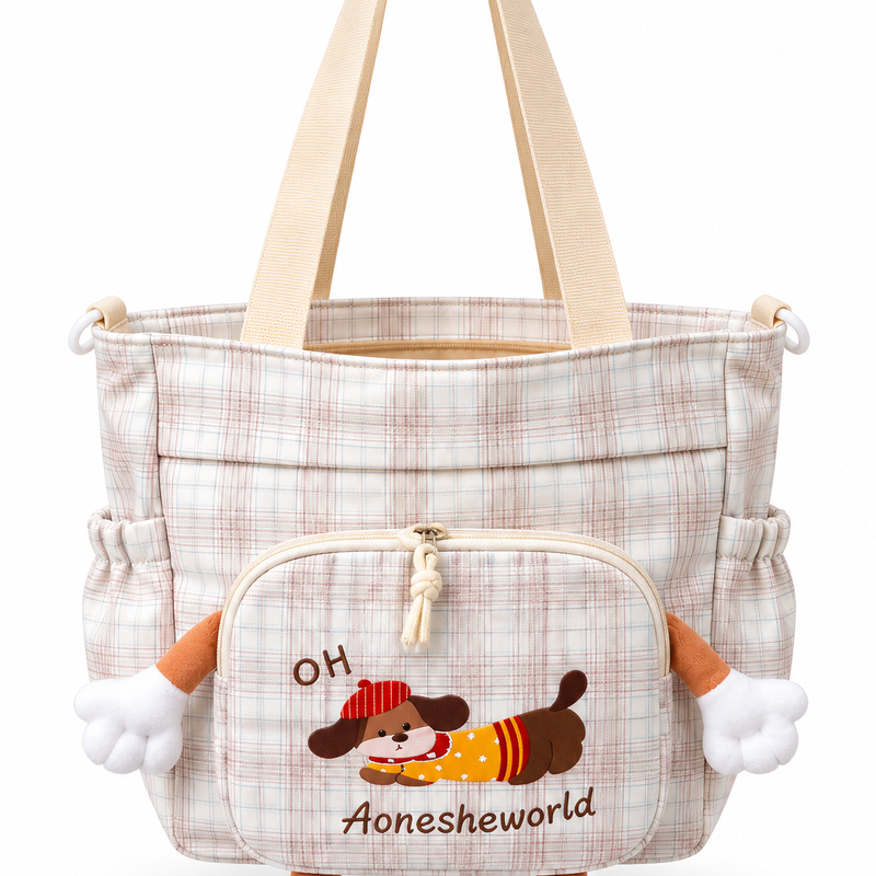 Plushie Korean Canvas tote