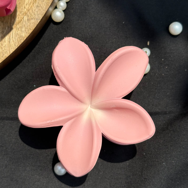 Matte Flower Claw Clip