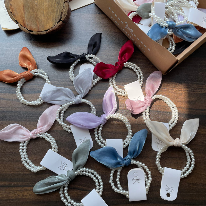 Bow Pearl Rubber bands