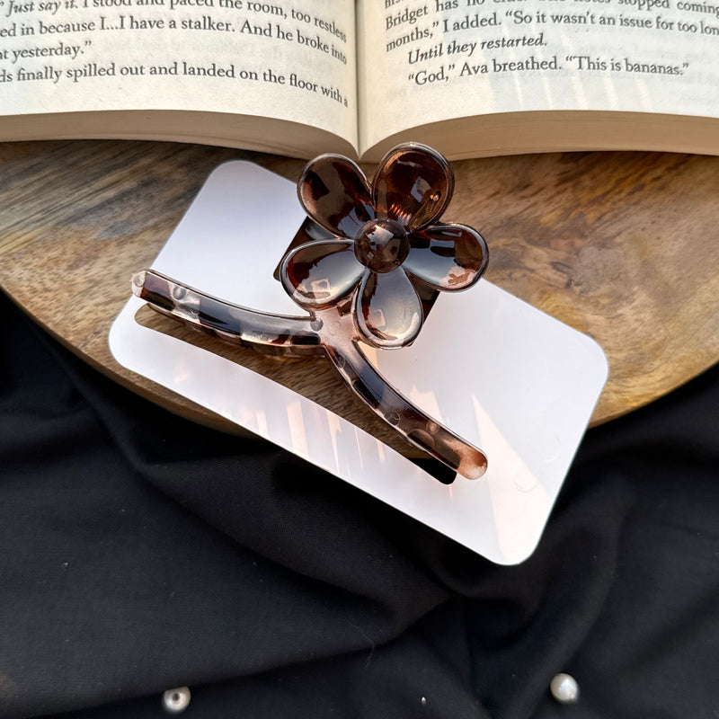 Flower Medium Size Claw Clip
