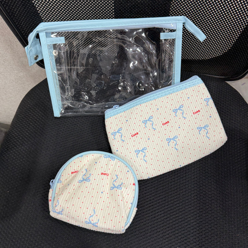 Three Set Multipurpose Pouch