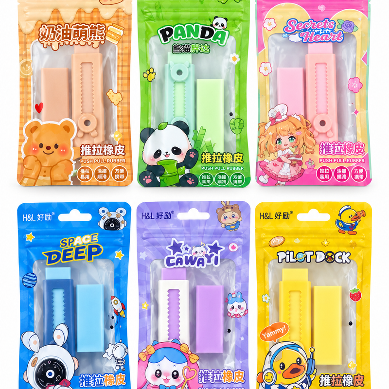 Pen Style Eraser with Extra Eraser