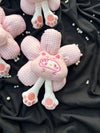 Korean Puffer Scrunchies- Pink Kitty
