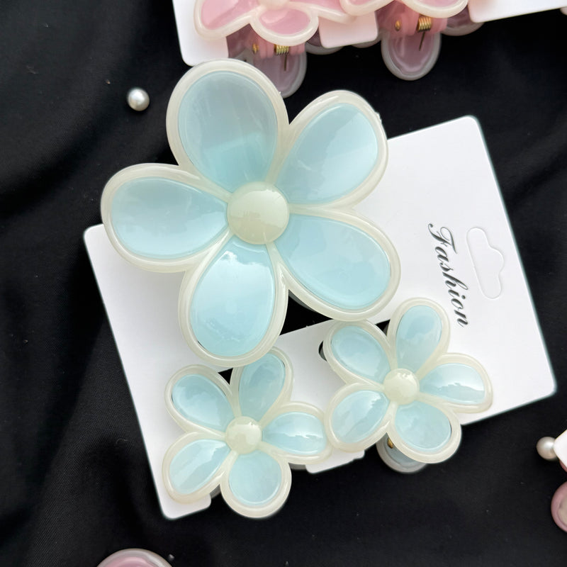 Flower Claw Clip Set