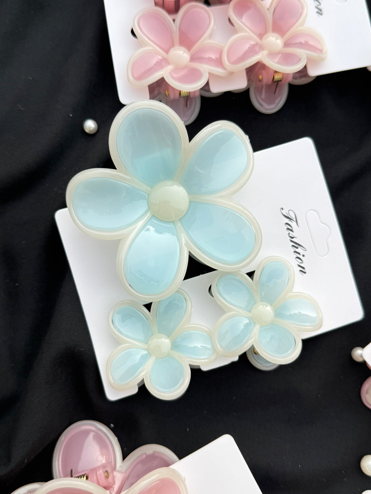 Flower Claw Clip Set