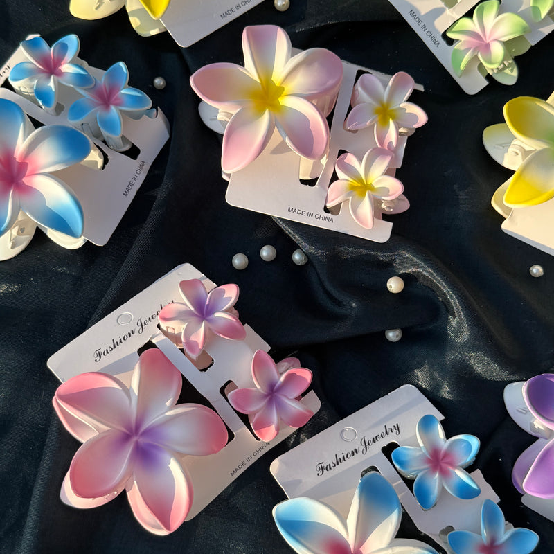 Flower Claw Clip Set